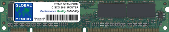 128MB DRAM DIMM MEMORY RAM FOR CISCO 2691 ROUTER (MEM2691-128D)